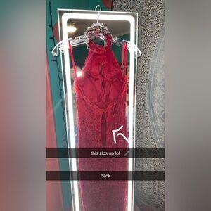 Red Pageant Dress